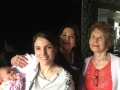 Four Generations Ladies  Liliana, mother Alison, grand mother Peggy and Great Grandmother Corny July 30, 2017 ECCO Restaurant