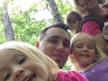 Travis C Wertz-Harrison with wife  Nicole and 3 daughters. 2017 July